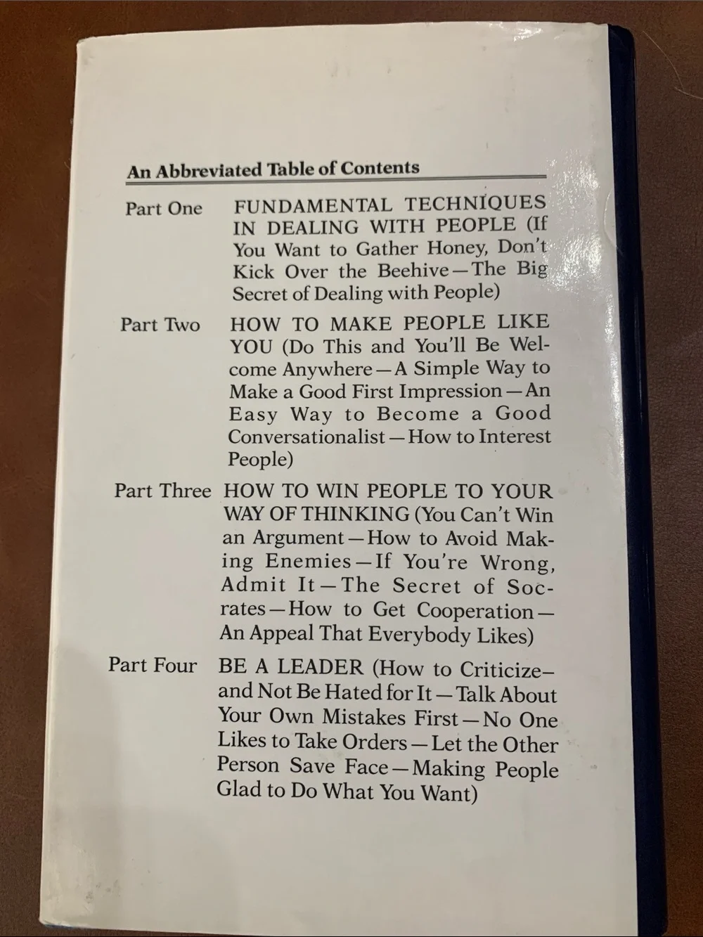 How to Win Friends & Influence People by Dale Carnegie - Navy & Gold Cover